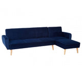 Amber 3 Seat Navy Sofa Bed