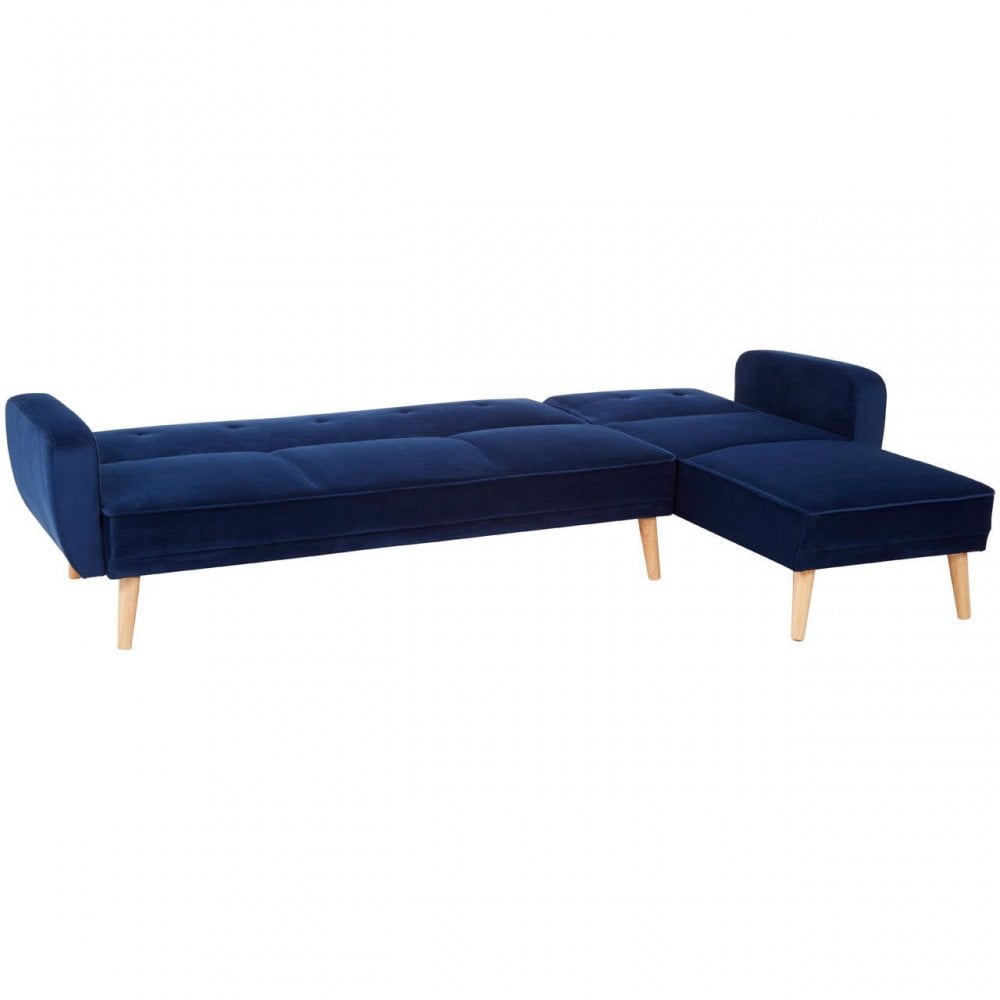 Amber 3 Seat Navy Sofa Bed