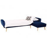 Amber 3 Seat Navy Sofa Bed