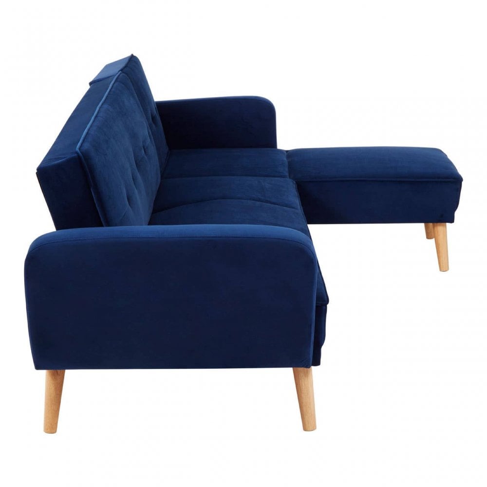Amber 3 Seat Navy Sofa Bed