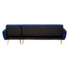 Amber 3 Seat Navy Sofa Bed