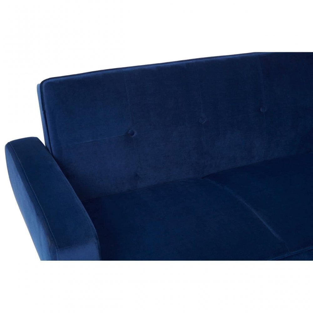 Amber 3 Seat Navy Sofa Bed