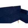 Amber 3 Seat Navy Sofa Bed