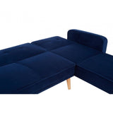 Amber 3 Seat Navy Sofa Bed