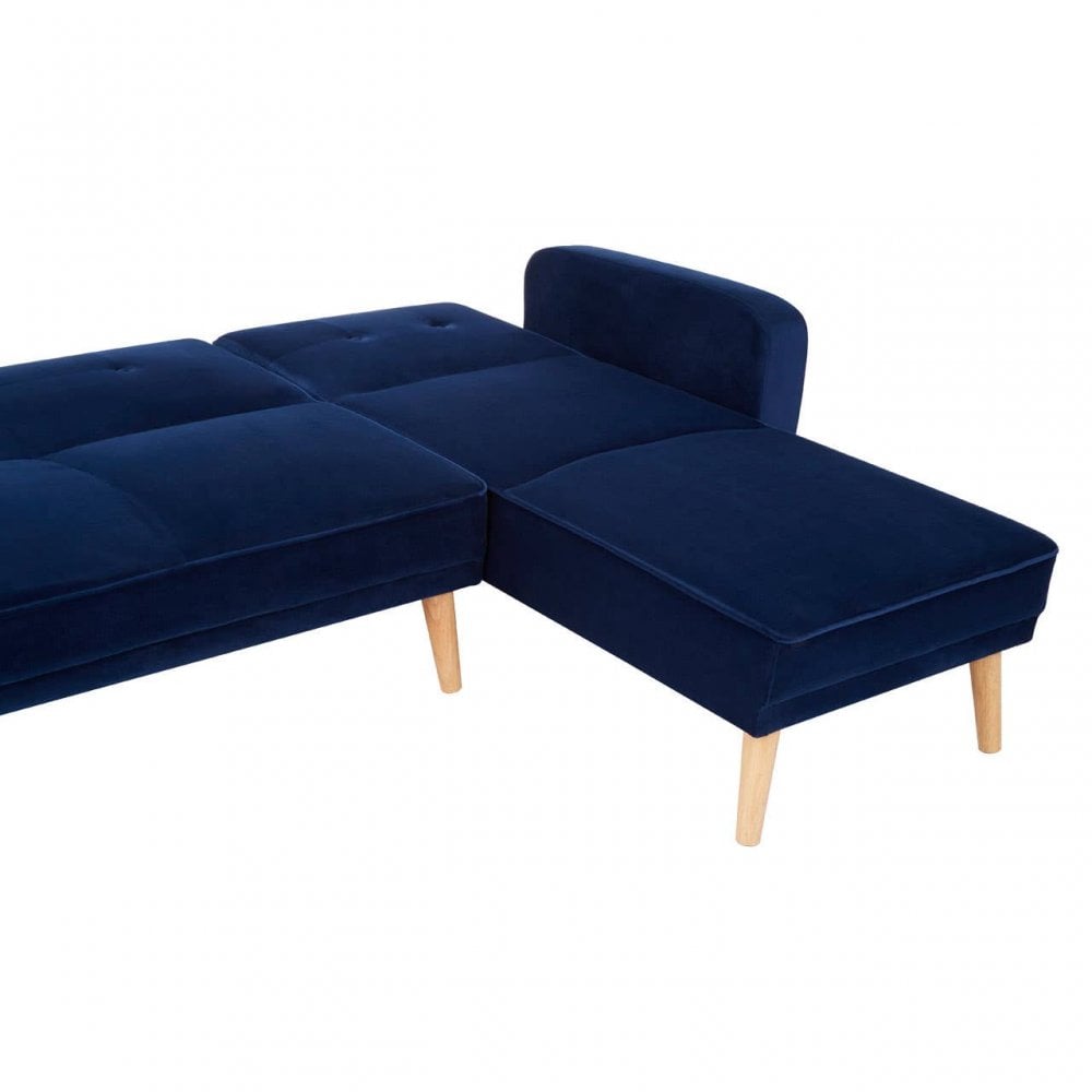 Amber 3 Seat Navy Sofa Bed