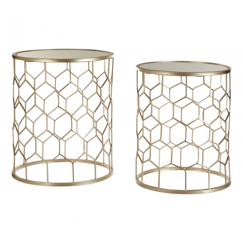 Verona Arcana Honeycomb Side Tables
