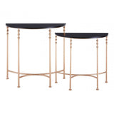 Verona Lexa Half Round Console Tables