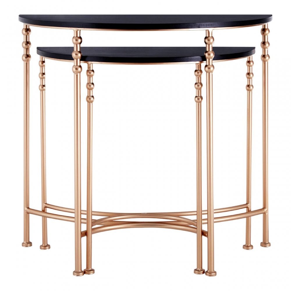 Verona Lexa Half Round Console Tables