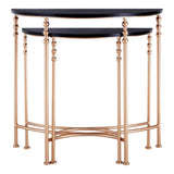 Verona Lexa Half Round Console Tables