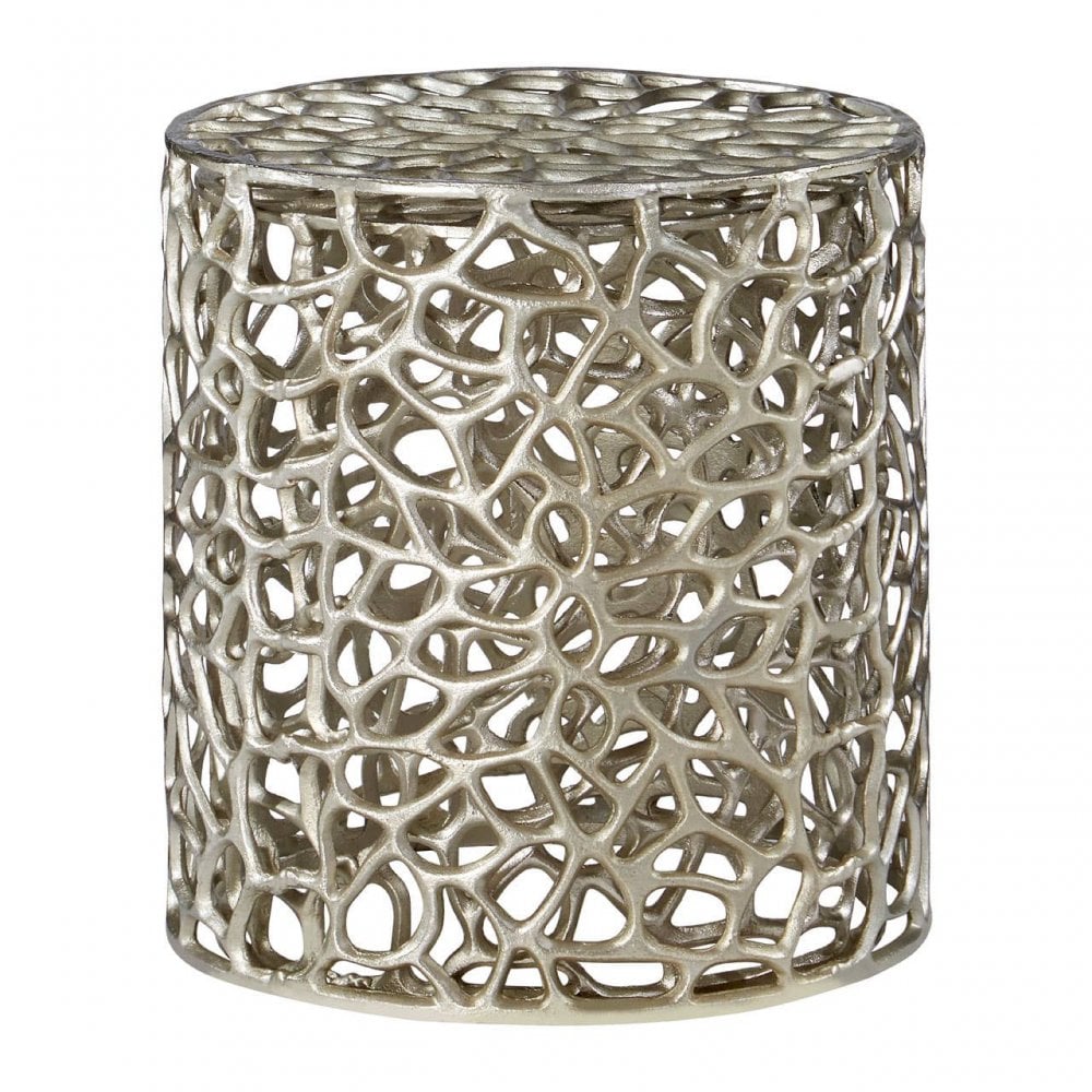 Verona Templar Stools With Silver Finish