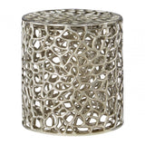 Verona Templar Stools With Silver Finish