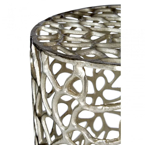 Verona Templar Stools With Silver Finish