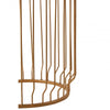 Serenza Marble Round Side Table With Wireframe Base