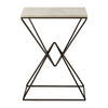 Serenza Marble Top Rectangular Side Table