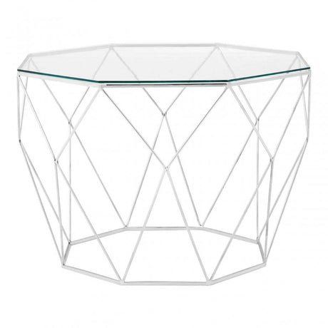 Serenza Octagonal Silver Coffee Table