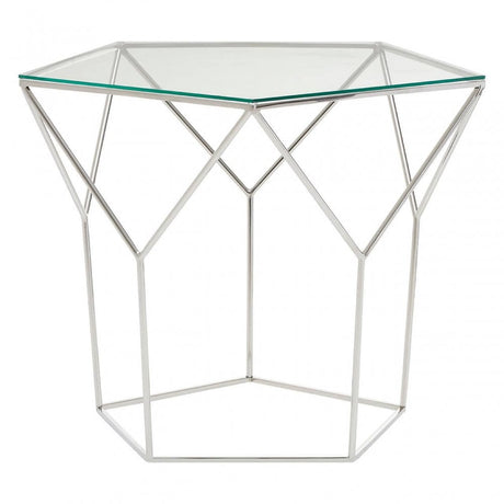 Serenza Pentagonal Silver Coffee Table