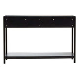 Astoria Black Wood Console Table