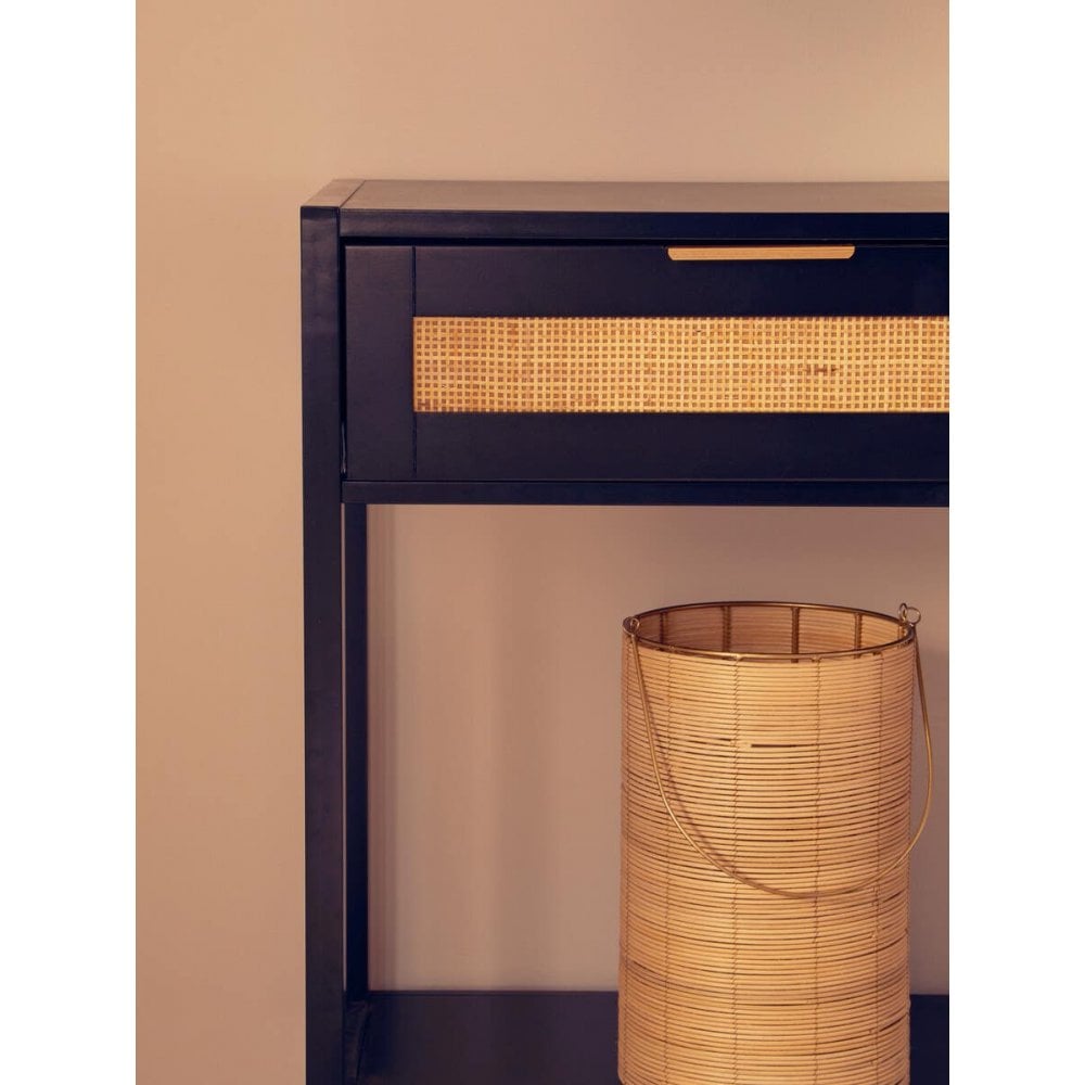 Astoria Black Wood Console Table