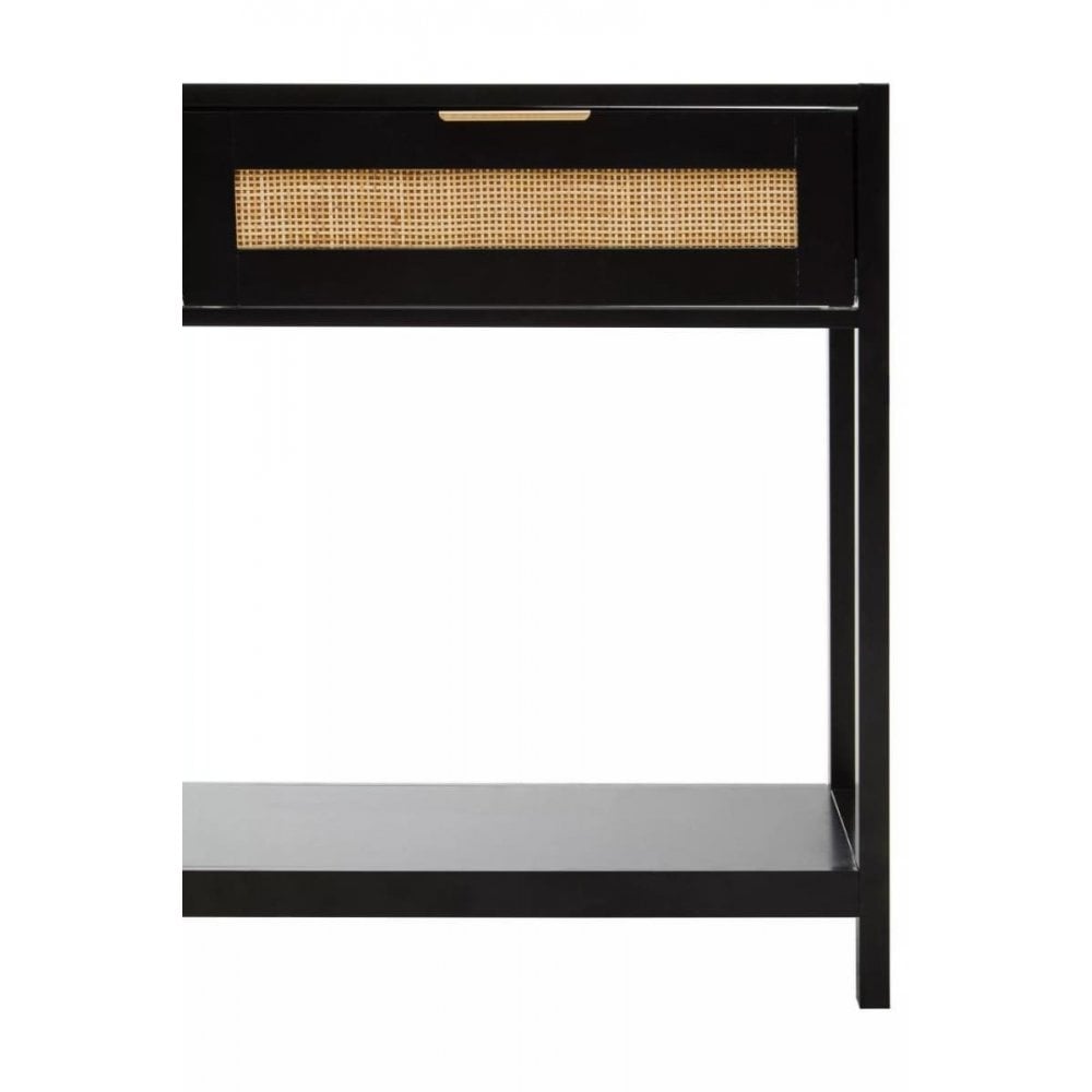 Astoria Black Wood Console Table