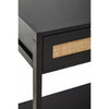 Astoria Black Wood Console Table