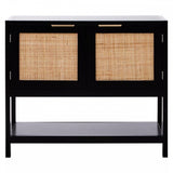 Astoria Black Wood Side Cabinet