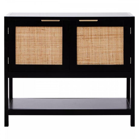 Astoria Black Wood Side Cabinet