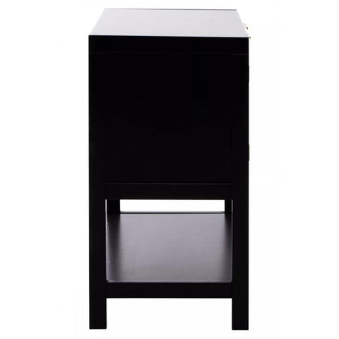 Astoria Black Wood Side Cabinet