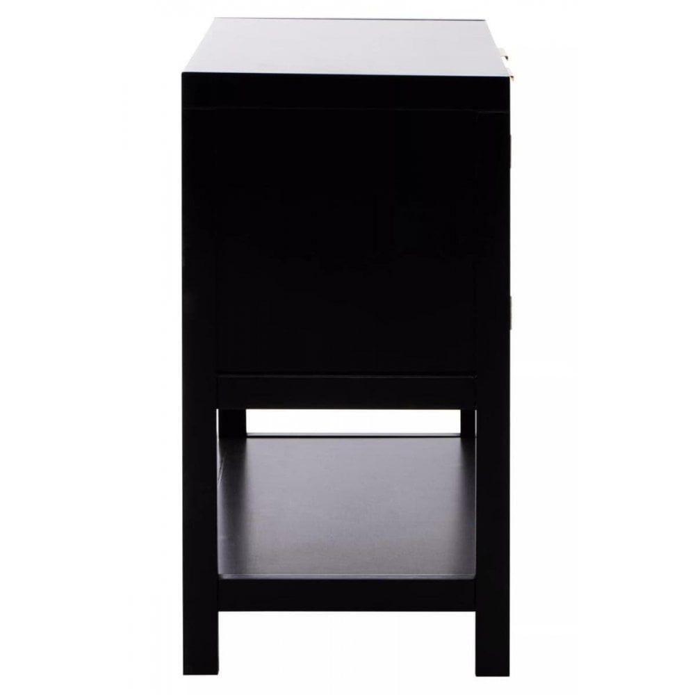 Astoria Black Wood Side Cabinet