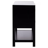 Astoria Black Wood Side Cabinet