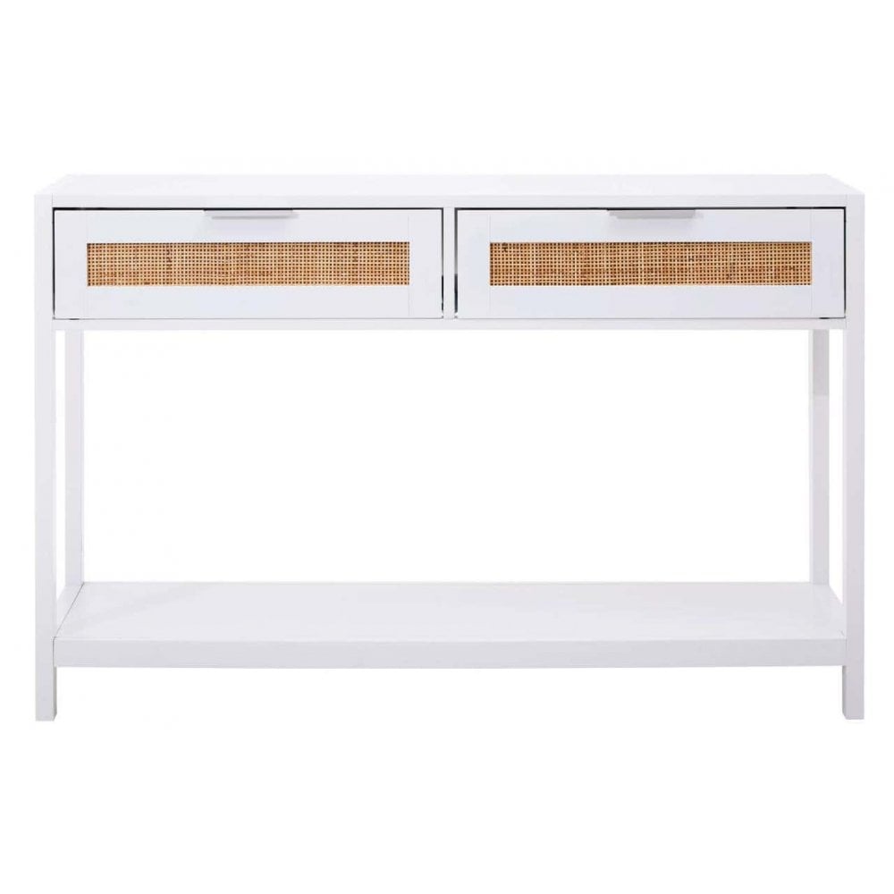 Astoria White Wood Console Table