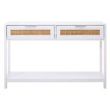 Astoria White Wood Console Table