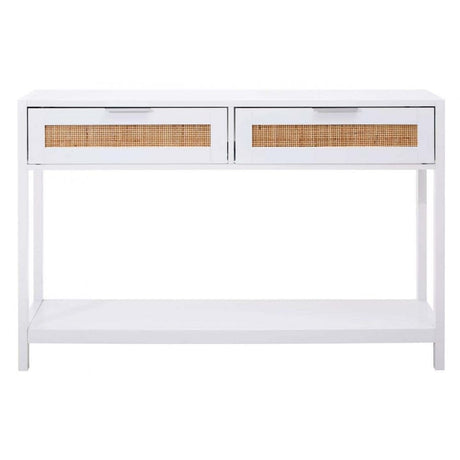 Astoria White Wood Console Table