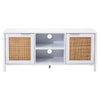 Astoria White Wood Media Unit