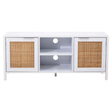 Astoria White Wood Media Unit