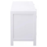 Astoria White Wood Media Unit