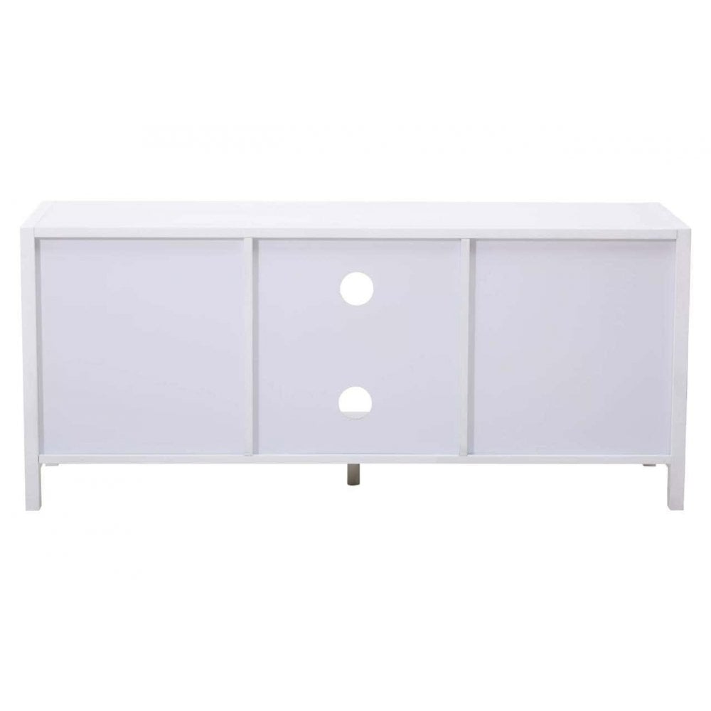 Astoria White Wood Media Unit
