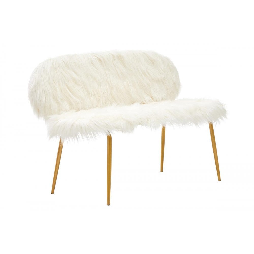 Westend Sofa With Gold Finish Legs