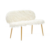 Westend Sofa With Gold Finish Legs