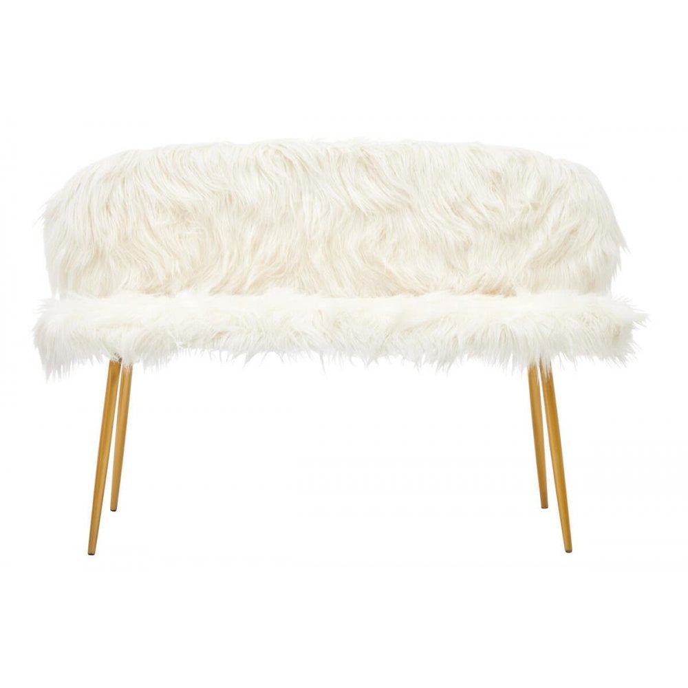 Westend Sofa With Gold Finish Legs