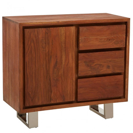 Westend Acacia One Door Sideboard