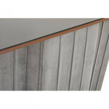 Westend Bar And Grey Velvet Stools Set