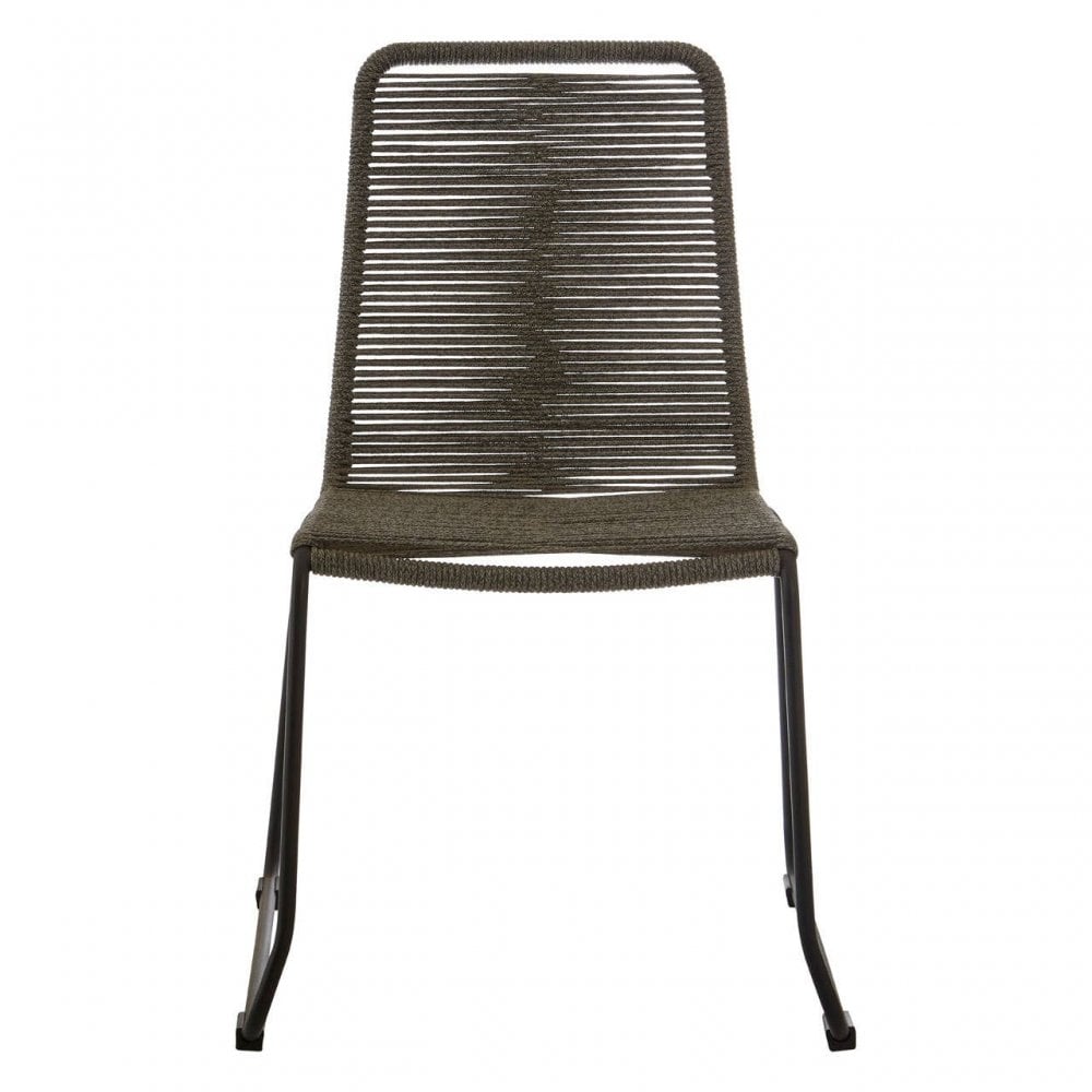 Westend Grey Rope Chair