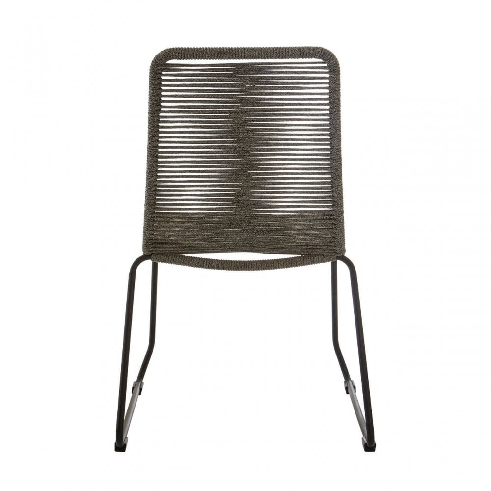 Westend Grey Rope Chair