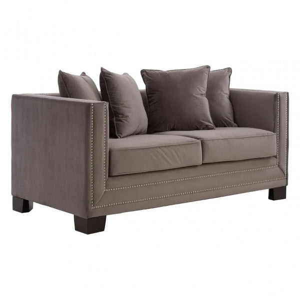 Westend 2 Seat Viola Brown Sofa