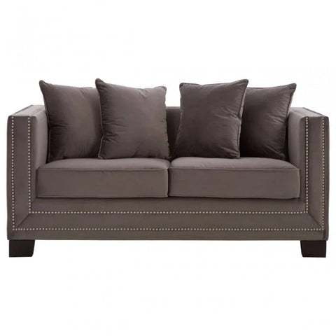 Westend 2 Seat Viola Brown Sofa
