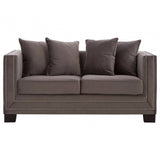 Westend 2 Seat Viola Brown Sofa
