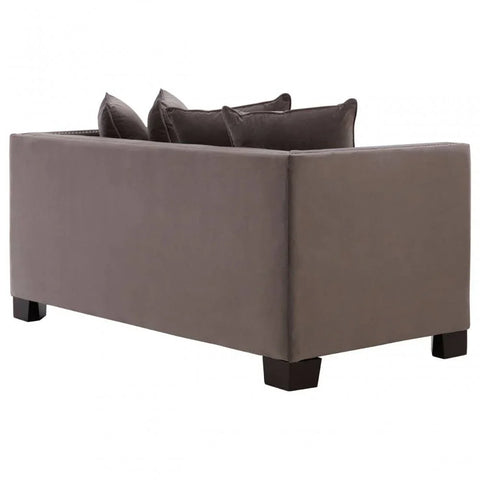 Westend 2 Seat Viola Brown Sofa
