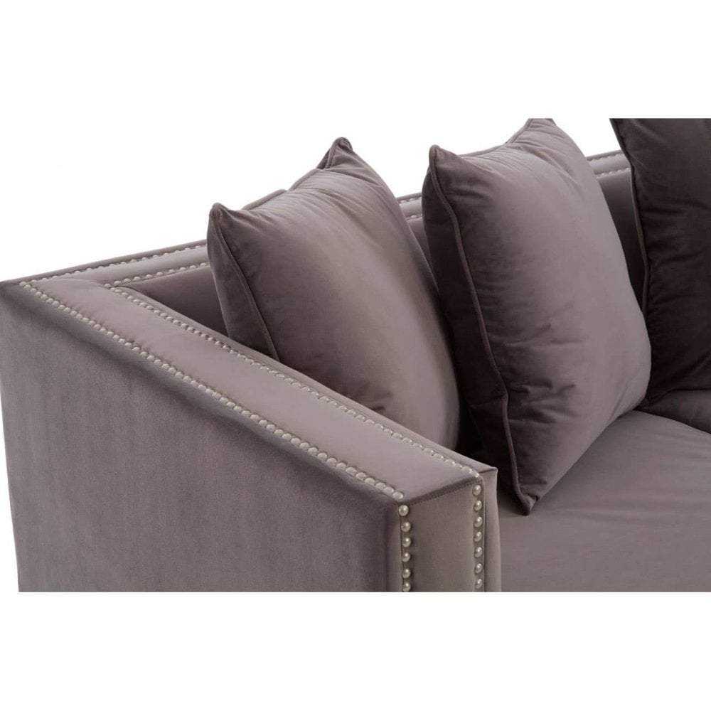Westend 2 Seat Viola Brown Sofa