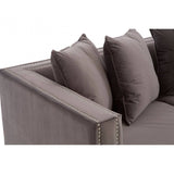 Westend 2 Seat Viola Brown Sofa
