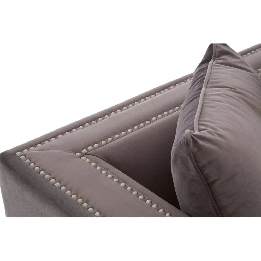 Westend 2 Seat Viola Brown Sofa